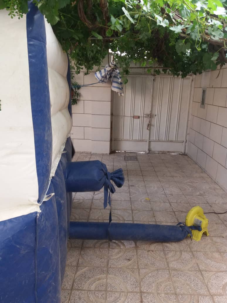 نردبان معلق با تشک،کارکرده